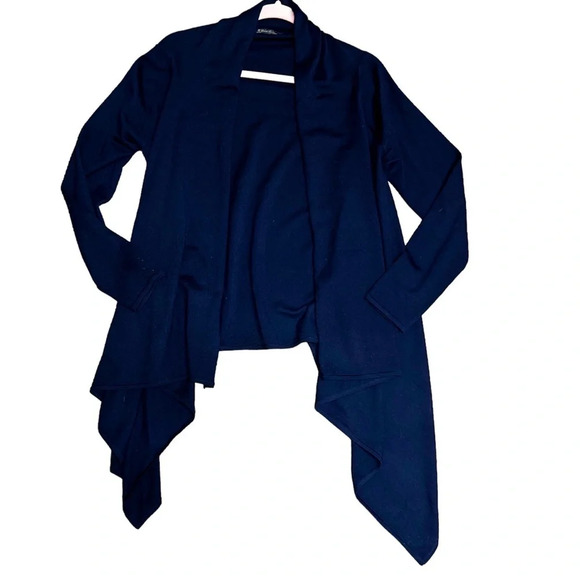 Brooks Brothers Sweaters - Brooks Brothers 100% merino wool cascade cardigan navy blue Sz Medium
